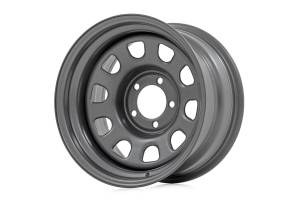 Rough Country - RC158545G | Rough Country Steel Wheel Gray | 15x8 | 5x4.5 | 3.30 Bore | -19 - Image 2