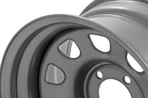 Rough Country - RC158545G | Rough Country Steel Wheel Gray | 15x8 | 5x4.5 | 3.30 Bore | -19 - Image 3