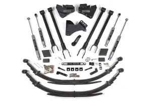 BDS1555H | BDS Suspension 4 Inch Lift Kit 4-Link Conversion For Ford F-250 / F-350 Super Duty 4WD | 2017-2019 | Diesel | Rear Leaf Springs, NX2 Nitro Series Shocks