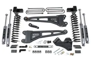 BDS1557H | BDS Suspension 4 Inch Lift Kit With Radius Arm For Ford F-250 / F-350 Super Duty 4WD | 2017-2019 | Diesel, Rear Leaf Springs | NX2 Nitro Series Shocks