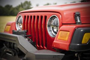 Rough Country - RCH5000 | Rough-Country 7 Inch LED Headlights | DOT Approved | Jeep Wrangler JK/Wrangler TJ/Wrangler Unlimited 4WD - Image 3