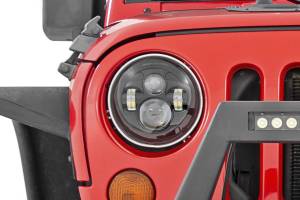 Rough Country - RCH5000 | Rough-Country 7 Inch LED Headlights | DOT Approved | Jeep Wrangler JK/Wrangler TJ/Wrangler Unlimited 4WD - Image 16