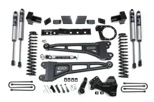 BDS1561FS | BDS Suspension 7 Inch Lift Kit With Radius Arm For Ford F-250 / F-350 Super Duty 4WD | 2020-2022 | Diesel | Rear 6 Inch Block Kit, Fox 2.0 Performance Series Shocks