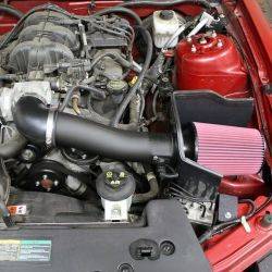 CAI2-FMV6-0509D | JLT Series 2 Cold Air Intake Kit (2005-09 Mustang V6) Dry Extendable White