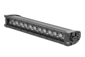 Rough Country - 70712BLDRLA | Rough Country 12 Inch Black Series LED Light Bar | Single Row | Amber DRL - Image 2