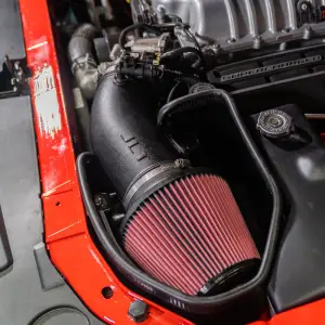 S&B Filters - CAI-HC-15 | S&B Filters JLT Cold Air Intake (15-16 Charger, Challenger | Hellcat) Cotton Cleanable Red - Image 5