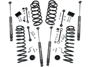 K188 | Superlift 2.5 Inch Suspension Lift Kit with Constant Rate Coils and Shadow Shocks (2018-2023 Wrangler JL Unlimited)