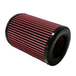 SBAF358-R | S&B Filters JLT Intake Replacement Filter 3.5 Inch x 8 Inch Cotton Cleanable Red