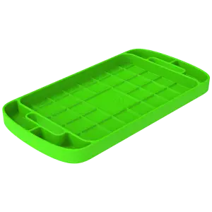 S&B Filters - 80-1000L | S&B Filters Tool Tray Silicone Large Color Lime Green - Image 1