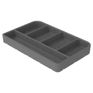 80-1004S | S&B Filters Tool Tray Silicone Small Color Charcoal