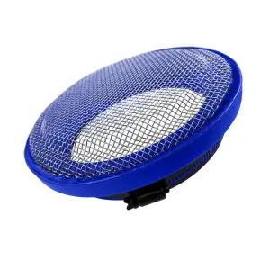 S&B Filters - 77-3011 | S&B Filters Turbo Screen 6.0 Inch Blue Stainless Steel Mesh W/Stainless Steel Clamp - Image 1