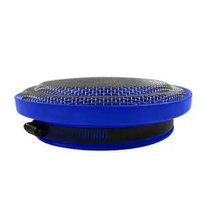 S&B Filters - 77-3011 | S&B Filters Turbo Screen 6.0 Inch Blue Stainless Steel Mesh W/Stainless Steel Clamp - Image 3