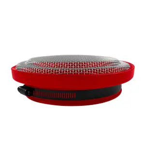 S&B Filters - 77-3003 | S&B Filters Turbo Screen 4.0 Inch Red Stainless Steel Mesh W/Stainless Steel Clamp - Image 3