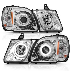 Anzo USA - 111169 | Anzo USA Projector Headlights w/ RX Halo Chrome (1998-2007 LX470) - Image 2