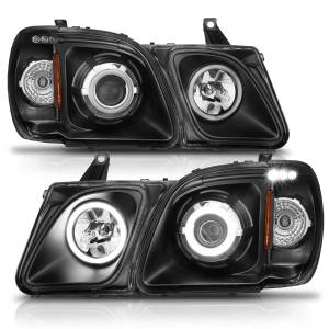 Anzo USA - 111170 | Anzo USA Projector Headlights w/ RX Halo Black (1998-2007 LX470) - Image 2