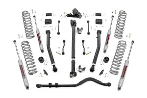 91630 | Rough Country 3.5 Inch Lift Kit For Jeep Wrangler JL Unlimited 4WD | 2024-2024 | 4 Door, Rubicon | Premium N3 Shocks