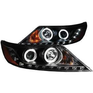 Anzo USA - 111248 | Anzo USA Projector Headlights w/ RX Halo Black (2011-2013 Sorrento) - Image 1