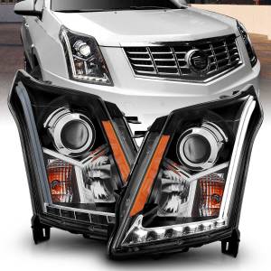 Anzo USA - 111308 | Anzo USA Projector Headlights w/ Plank Style Black (2010-2016 SRX) - Image 6