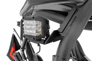 Rough Country - 94007 | Rough Country Rear Cage Mount LED Light Kit For Kawasaki Teryx | 2014-2023 | Black Series With Flood Beam - Image 4