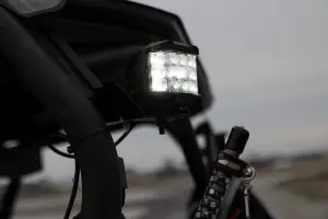 Rough Country - 94007 | Rough Country Rear Cage Mount LED Light Kit For Kawasaki Teryx | 2014-2023 | Black Series With Flood Beam - Image 9