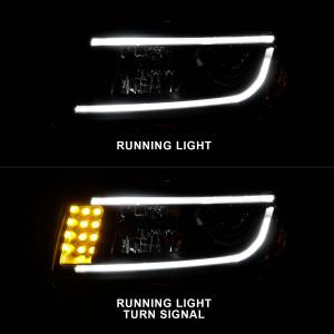 Anzo USA - 111329 | Anzo USA Projector Headlights w/ Plank Style Black (2014-2016 Grand Cherokee) - Image 5