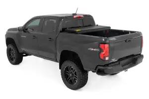 Rough Country - 47520551A | Rough Country Hard Low Profile Bed Cover For Nissan Frontier | 2022-2024 | With Cargo Management | 5' Bed - Image 4