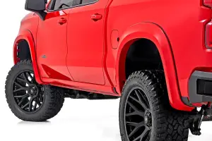 Rough Country - S-C12210 | Rough Country Sport Fender Flares Chevrolet Silverado 1500 2/4WD | 2019-2024 | Flat Black - Image 3