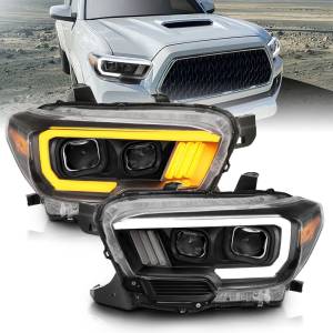 Anzo USA - 111396 | Anzo USA Projector Headlights Plank Style w/ Switchback Black (2016-2023 Tacoma) - Image 6