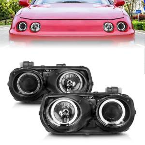 Anzo USA - 121003 | Anzo USA Projector Headlights w/ Halo Black (1994-1997 Integra) - Image 6