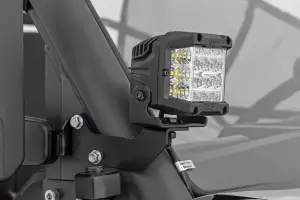 Rough Country - 96103 | Rough Country LED Cube Light Kit Front Mount For CFMoto UForce 1000/1000XL | 2022-2022 | Black Series Lights - Image 2