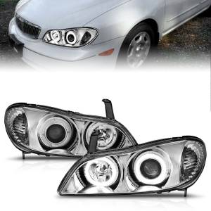 Anzo USA - 121078 | Anzo USA Projector Headlights w/ Halo Chrome (2000-2001 I-30 | 2002-2004 I-35) - Image 5