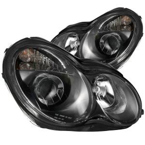 Anzo USA - 121079 | Anzo USA Projector Headlights Black (2001-2007 C Class W203) - Image 2