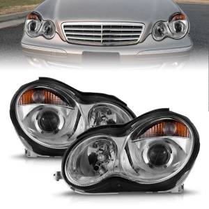 Anzo USA - 121080 | Projector Headlights Chrome (2001-2007 C Class W203) - Image 5