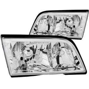 Anzo USA - 121081 | Anzo USA Crystal Headlights Chrome (1994-2000 Class W202) - Image 2