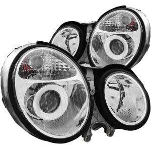 Anzo USA - 121086 | Anzo USA Projector Headlights Chrome (2000-2002 E Class W210) - Image 2