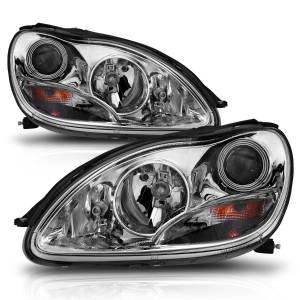 121092 | Anzo USA Projector Headlights Chrome (2000-2005 S Class W220)