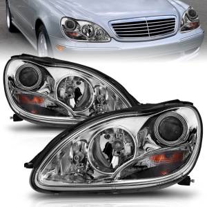 Anzo USA - 121092 | Anzo USA Projector Headlights Chrome (2000-2005 S Class W220) - Image 5