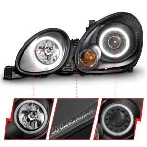 Anzo USA - 121144 | Anzo USA Projector Headlights w/ Halo Black (1998-2005 GS300, GS400, GS430) - Image 2