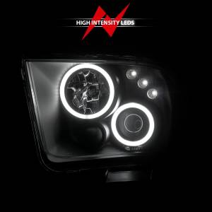 Anzo USA - 121166 | Anzo USA Projector Headlights w/ Halo Black (2005-2009 Mustang) - Image 5