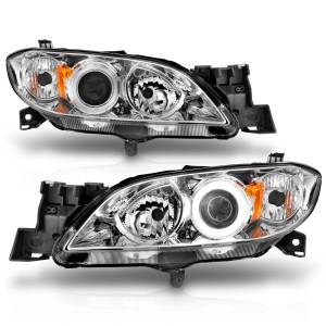 Anzo USA - 121211 | Anzo USA Projector Headlights w/ Halos Chrome (2004-2008 3 4 Door) - Image 2