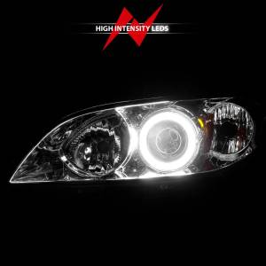 Anzo USA - 121211 | Anzo USA Projector Headlights w/ Halos Chrome (2004-2008 3 4 Door) - Image 5