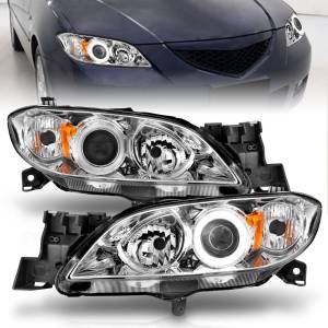 Anzo USA - 121211 | Anzo USA Projector Headlights w/ Halos Chrome (2004-2008 3 4 Door) - Image 6