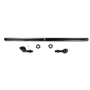 KIT152 | Apex Chassis 1 Ton Drag Link Kit For Jeep Wrangler JK | 2007-2018 | Black Aluminum, No Flip