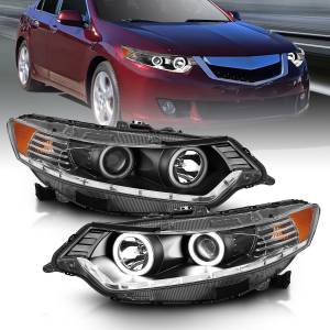 Anzo USA - 121393 | Anzo USA Projector Headlights w/ Halo Black (2009-2012 TSX) - Image 6