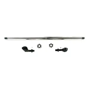 KIT157 | Apex Chassis 1 Ton Drag Link Kit For Jeep Wrangler JK | 2007-2018 | Polished Aluminum, No Flip