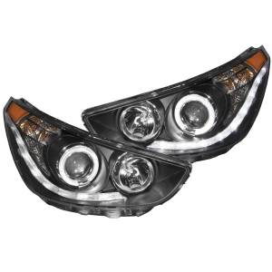 Anzo USA - 121476 | Anzo USA Projector Headlights w/ Halo Black (2012-203 Accent ) - Image 2