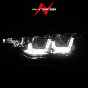 Anzo USA - 121505 | Anzo USA Projector Headlights w/ U-Bar Chrome (2012-2015 3 Series F30) - Image 5