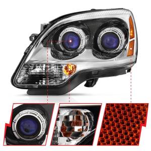 Anzo USA - 111476 | Anzo USA Crystal Headlight Chrome (2007-2012 Acadia) - Image 2