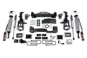 BDS1579FPE | BDS Suspension 6 Inch Lift Kit With Fox 2.5 Performance Elite Coil-overs For Ford F-150 4WD | 2021-2024 | Rear 5 Inch Block Kit, Rear Fox 2.0 Performance Series Shock