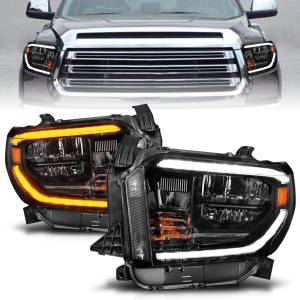 Anzo USA - 111532 | Anzo USA LED Crystal Headlights w/ Switchback Chrome Housing w/ DRL (2014-2017 Tundra) - Image 7